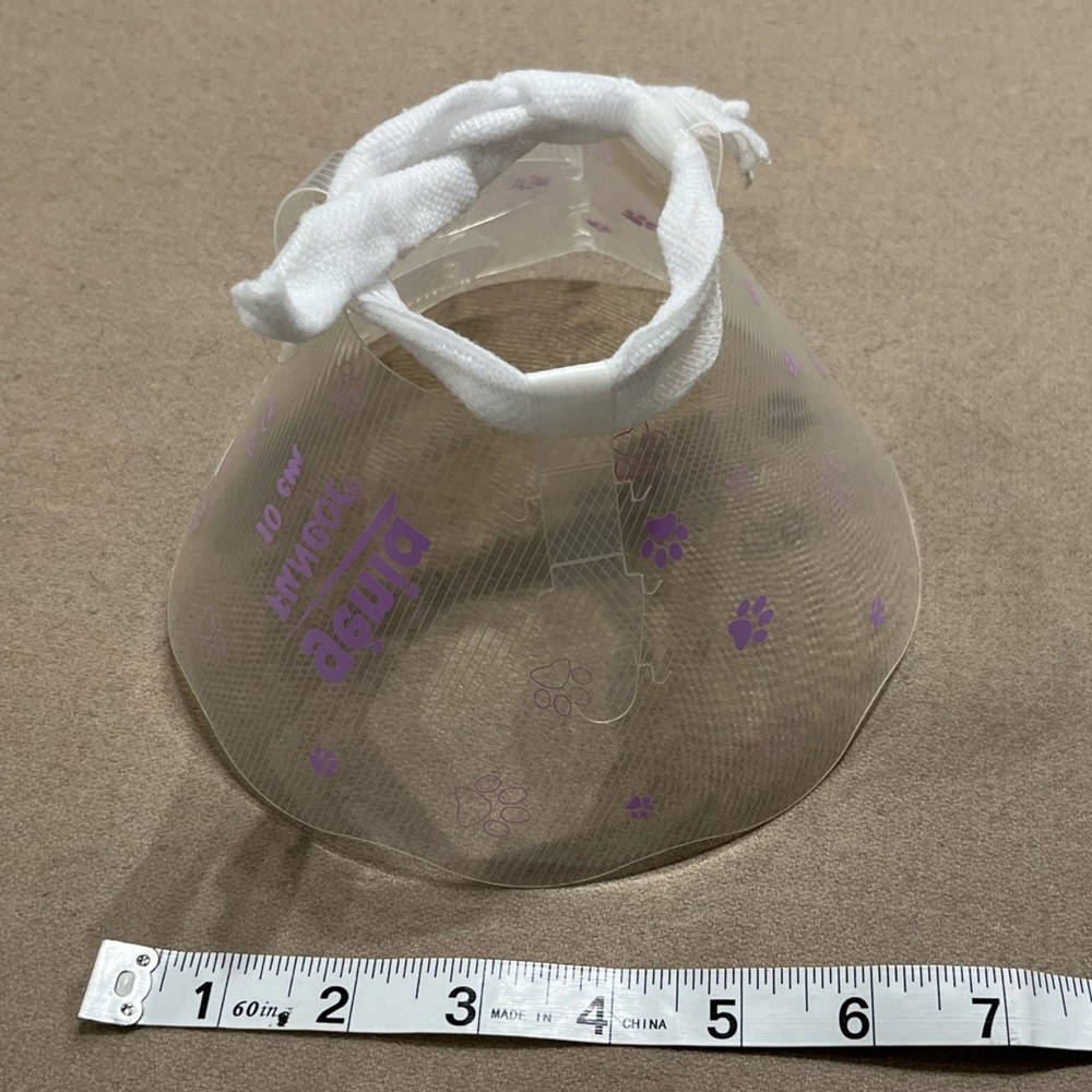 5/$25 Genia funcol 10cm dog head cone safety collar for small dog or cat